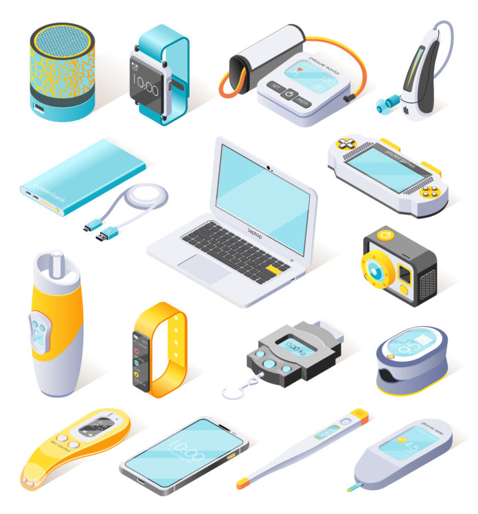 Consumer Electronics Isometric Icons