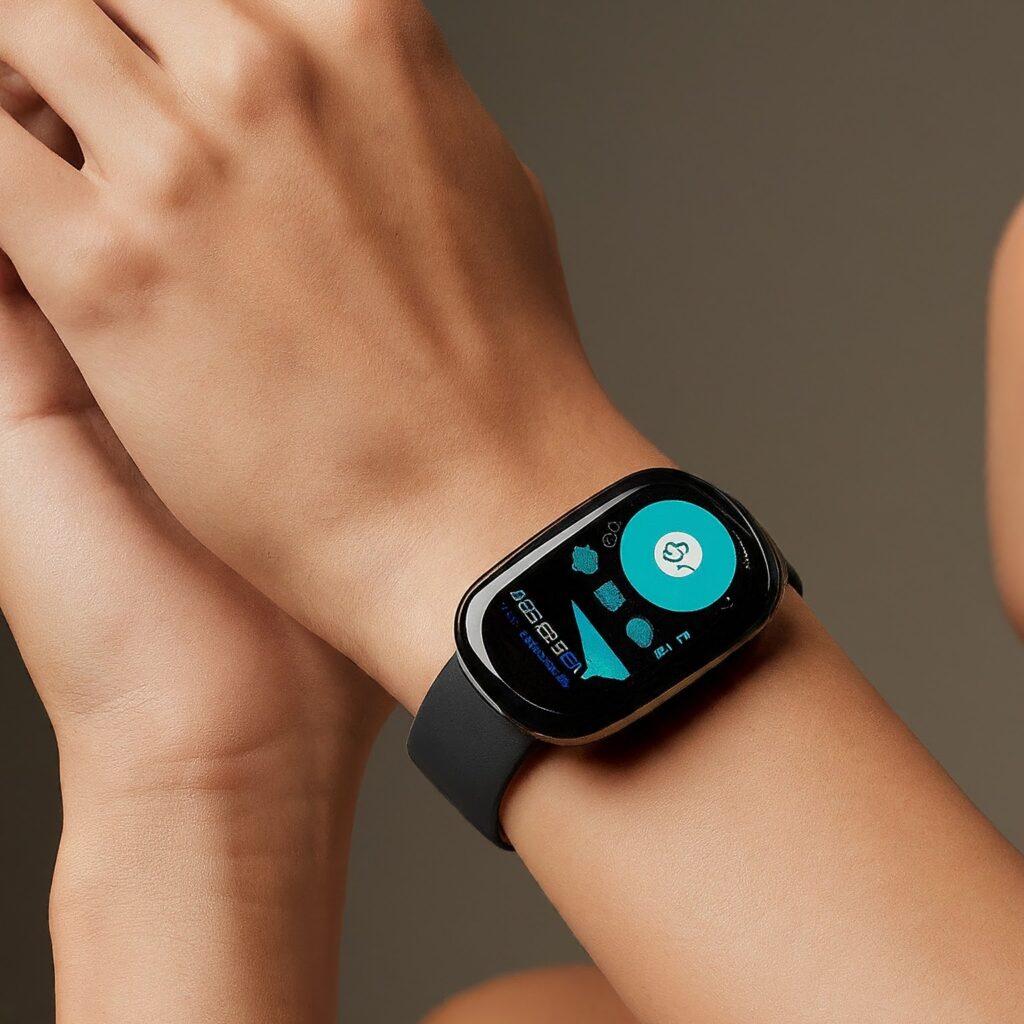 AI generated pic of Custom Health Monitoring Wearable