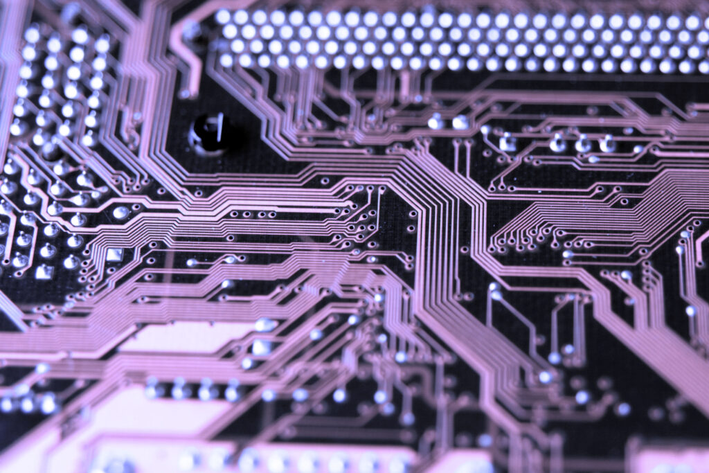 Purple PCB layout