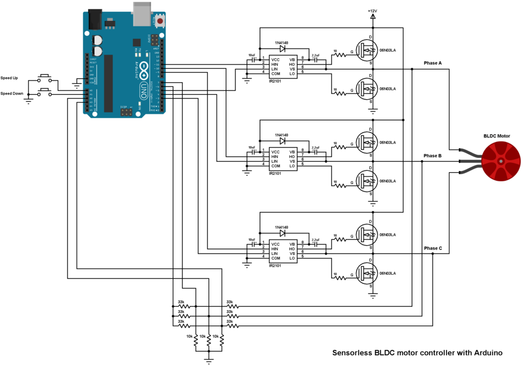 arduino bldc motor controller