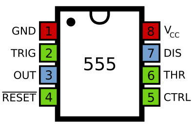 555 Timer Pin Configuration