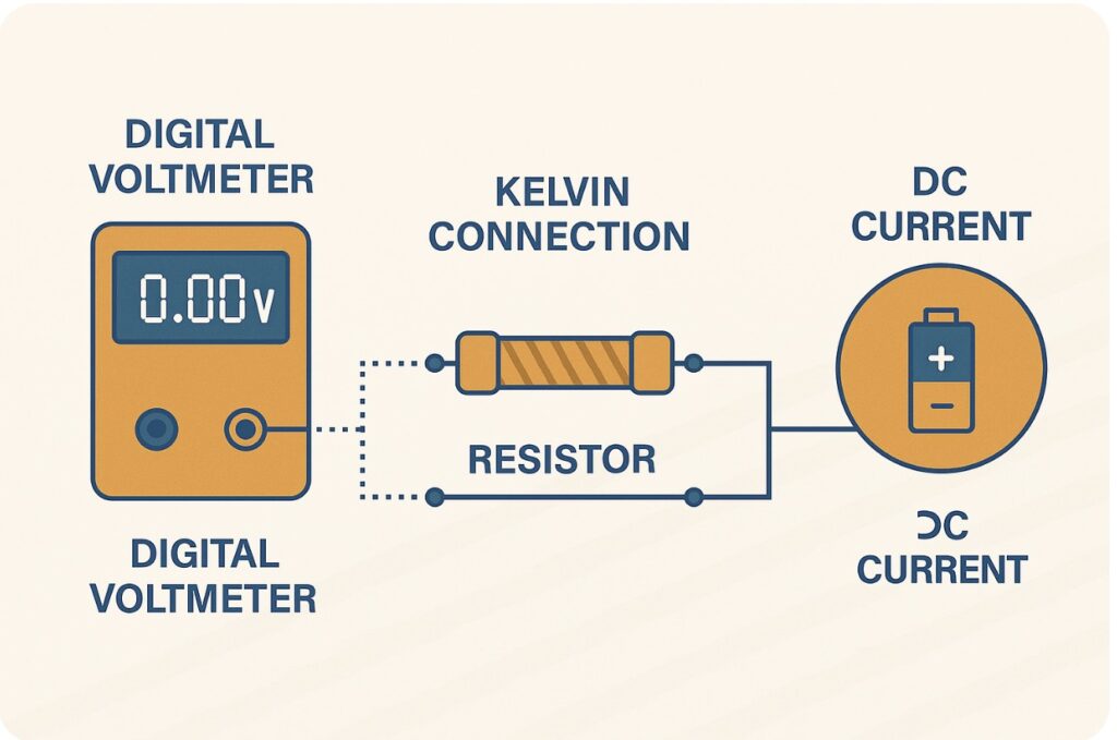 Kelvin Connection Resistor Diagram